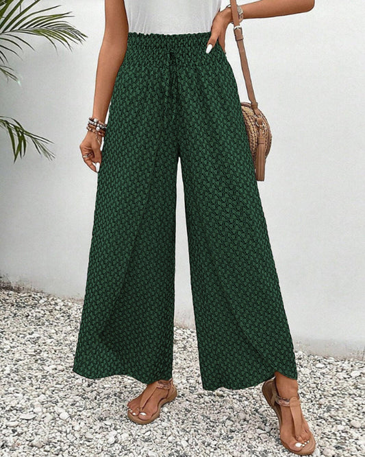 Pantalón Print Geométrico - Verde