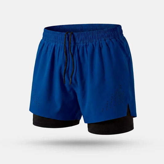 Pantalón Corto Running 2 en 1 Astra Pro - Azul Noche
