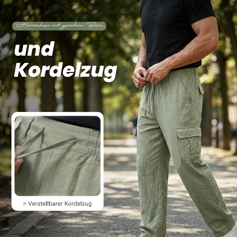 Pantalón Cargo Lino