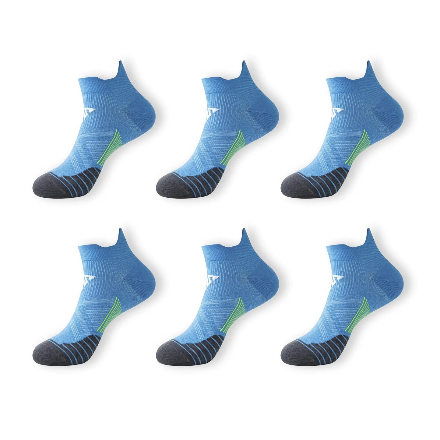 Pack de 3 Calcetines Running Transpirables - Azul Cielo
