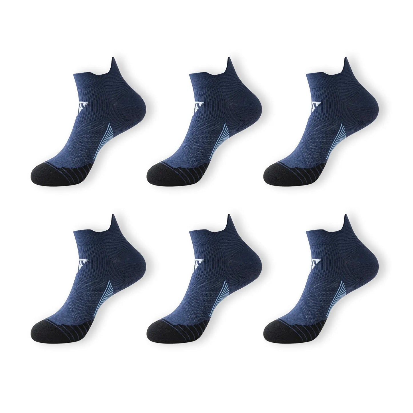 Pack de 3 Calcetines Running Transpirables - Azul Marino