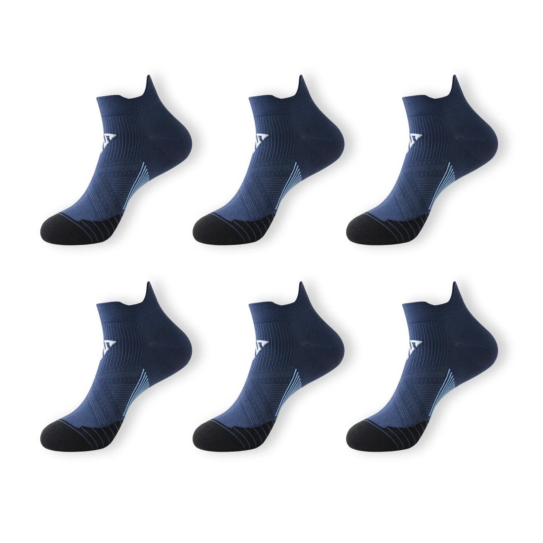 Pack de 3 Calcetines Running Transpirables - Azul Marino