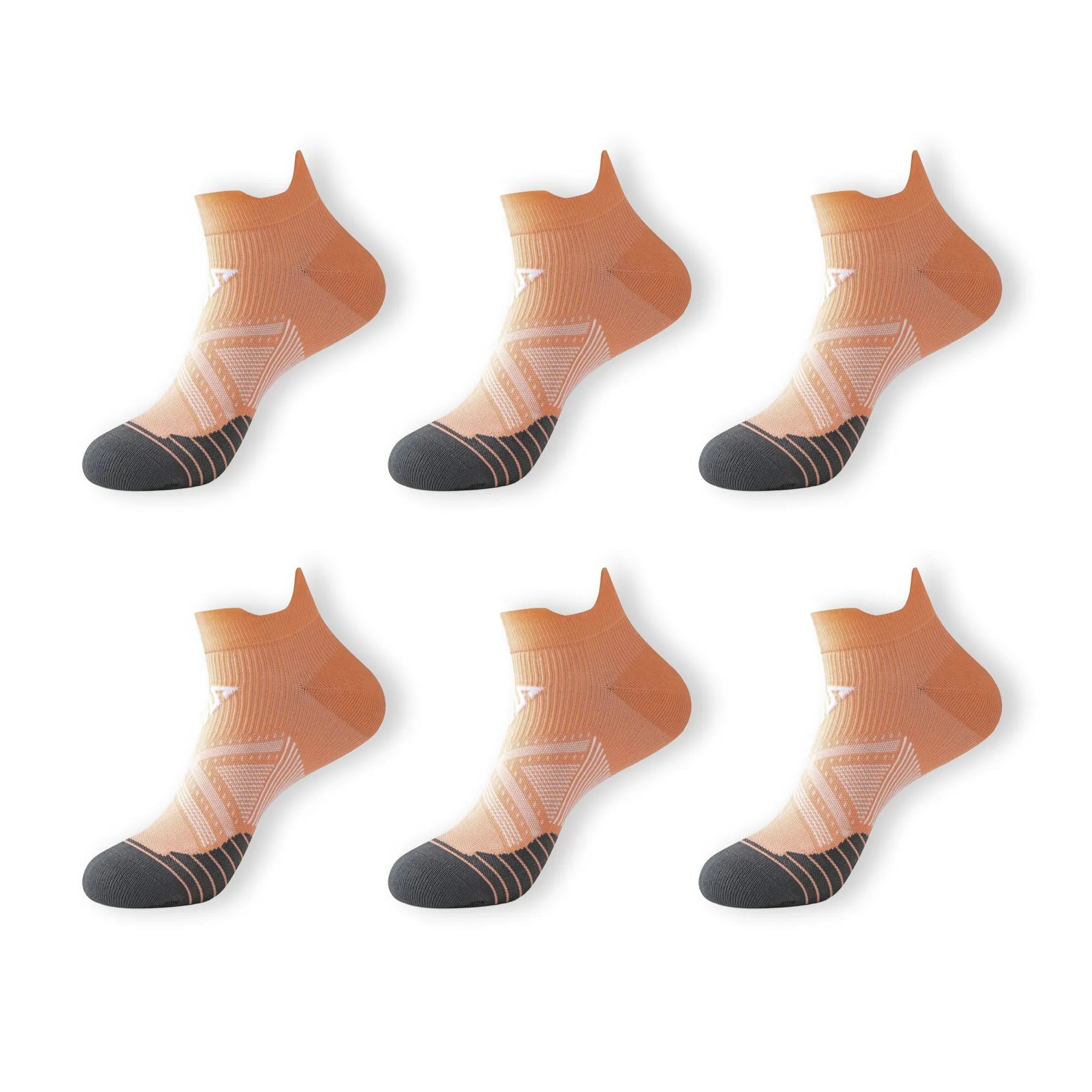 Pack de 3 Calcetines Running Transpirables - Naranja