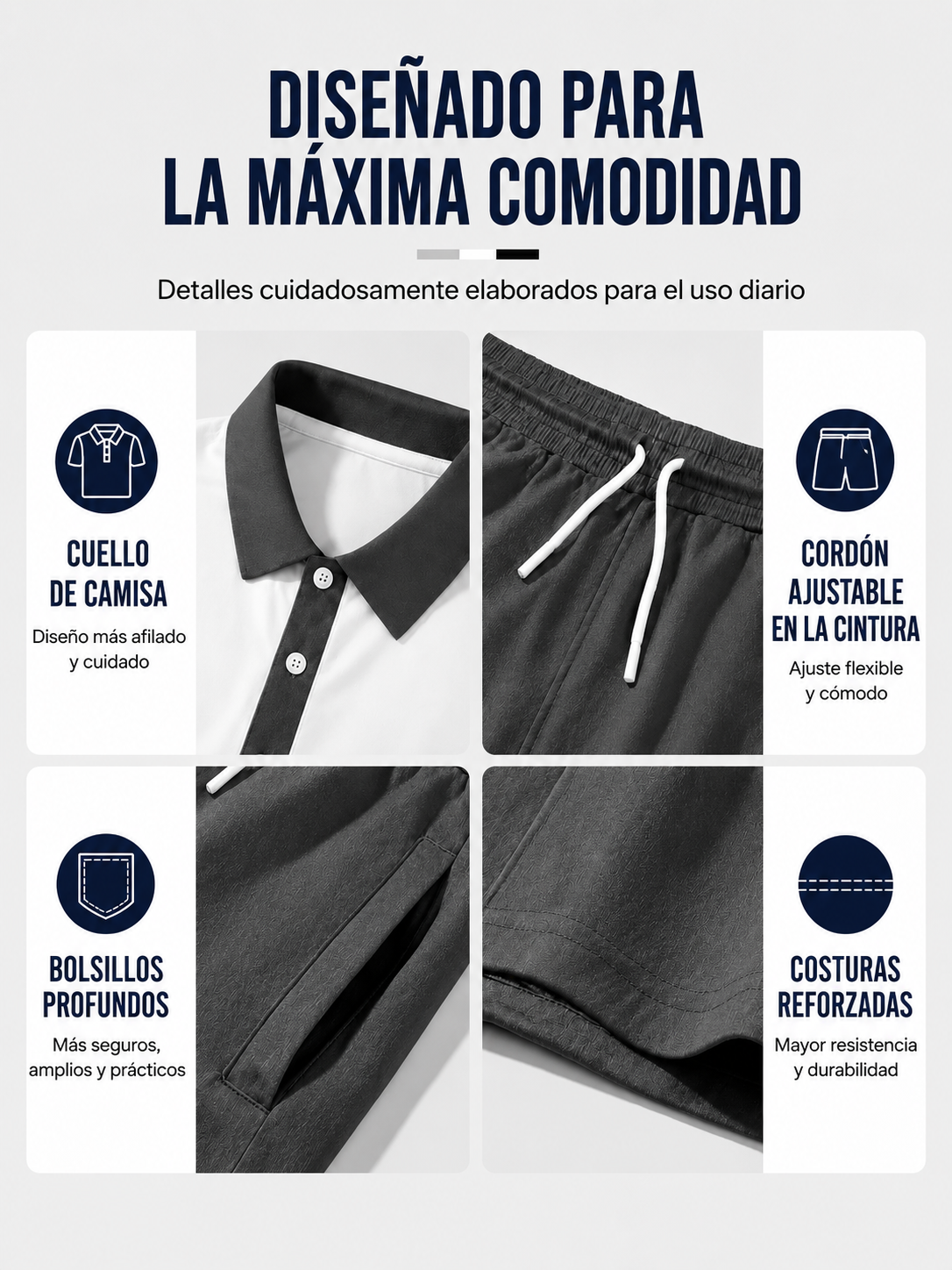 Conjunto Levante | Polo y Bermuda