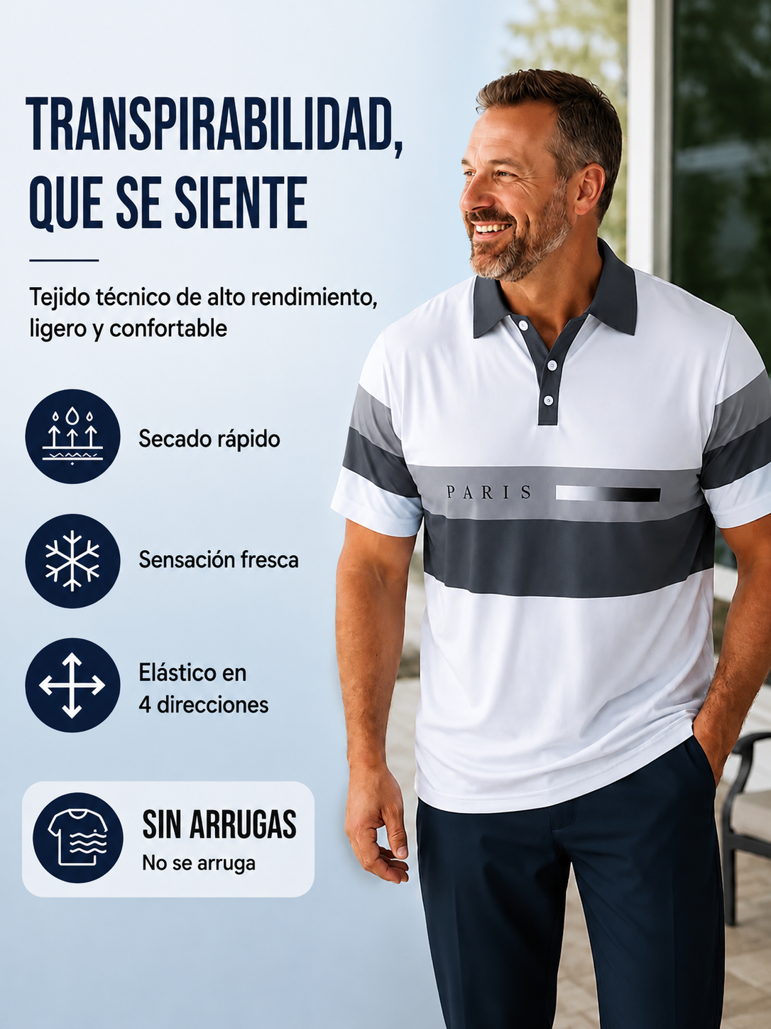 Conjunto Levante | Polo y Bermuda