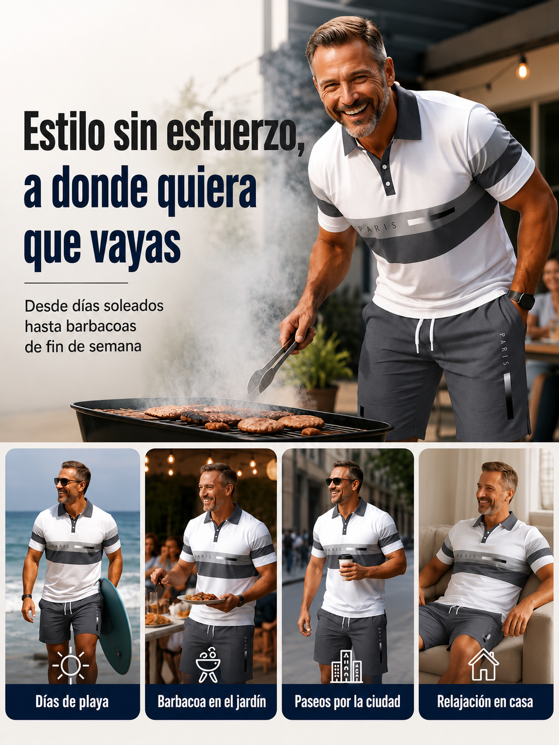 Conjunto Levante | Polo y Bermuda