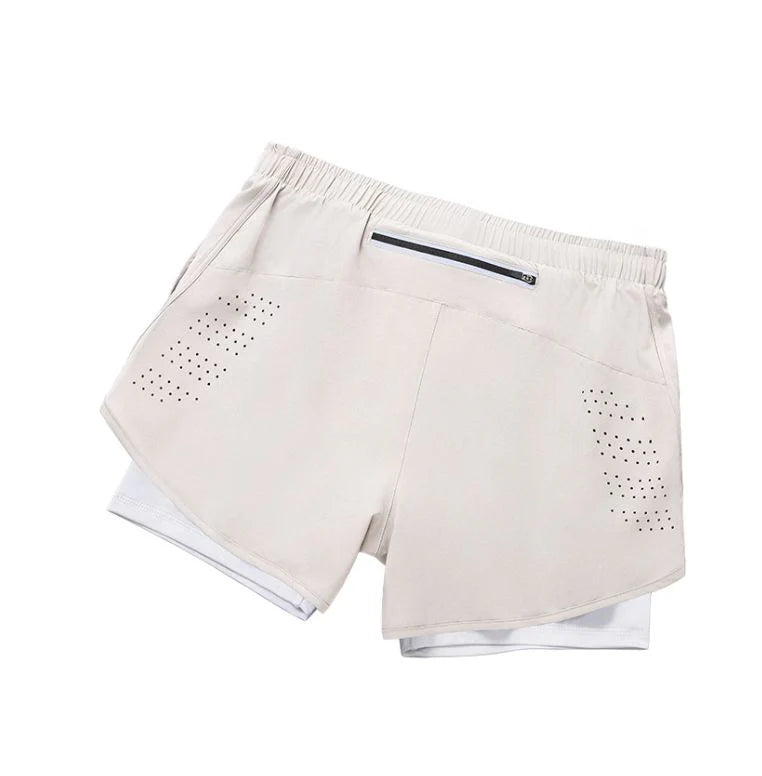 Pantalón Corto Running 2 en 1 Aero Ventilado