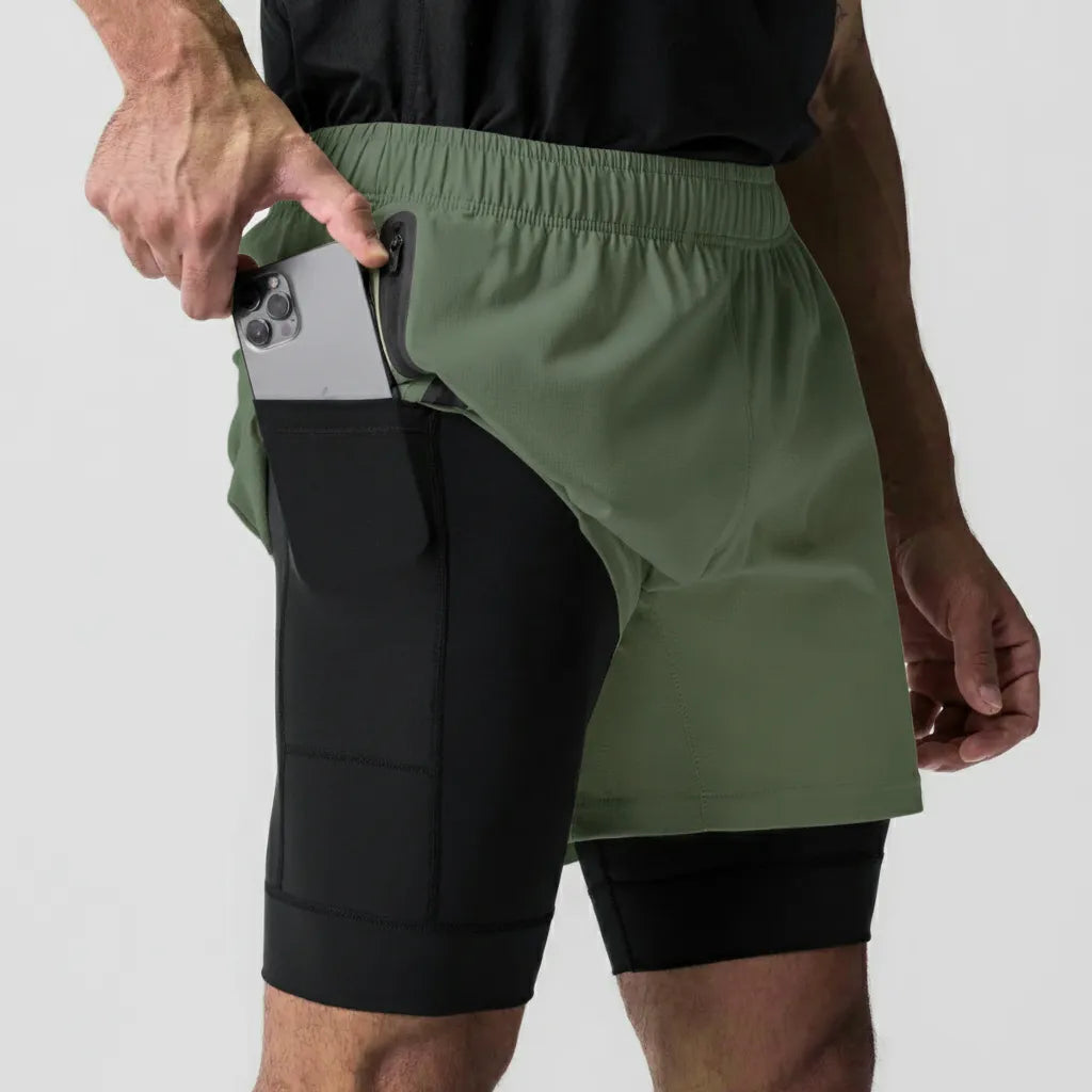 Pantalón Corto Deportivo 2 en 1 Pro Motion