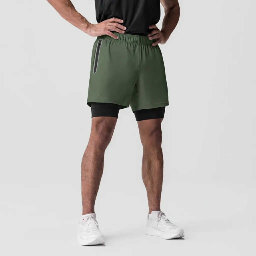 Pantalón Corto Deportivo 2 en 1 Pro Motion