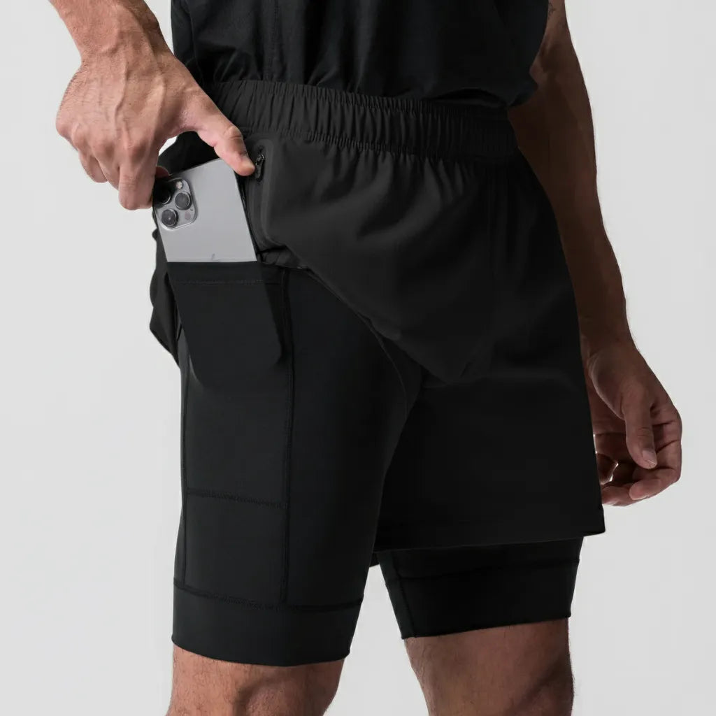Pantalón Corto Deportivo 2 en 1 Pro Motion