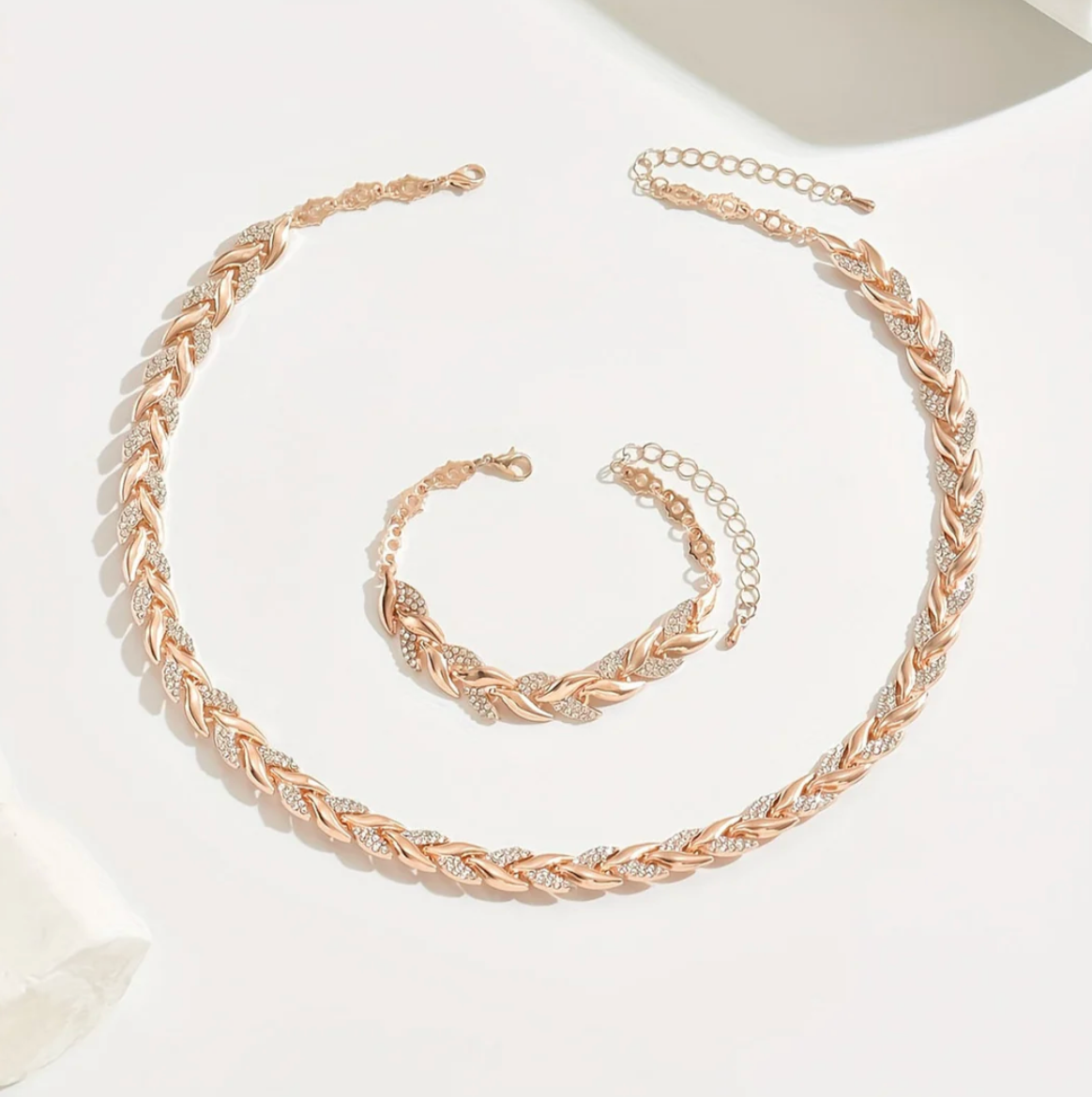 Conjunto Collar y Pulsera Elegance