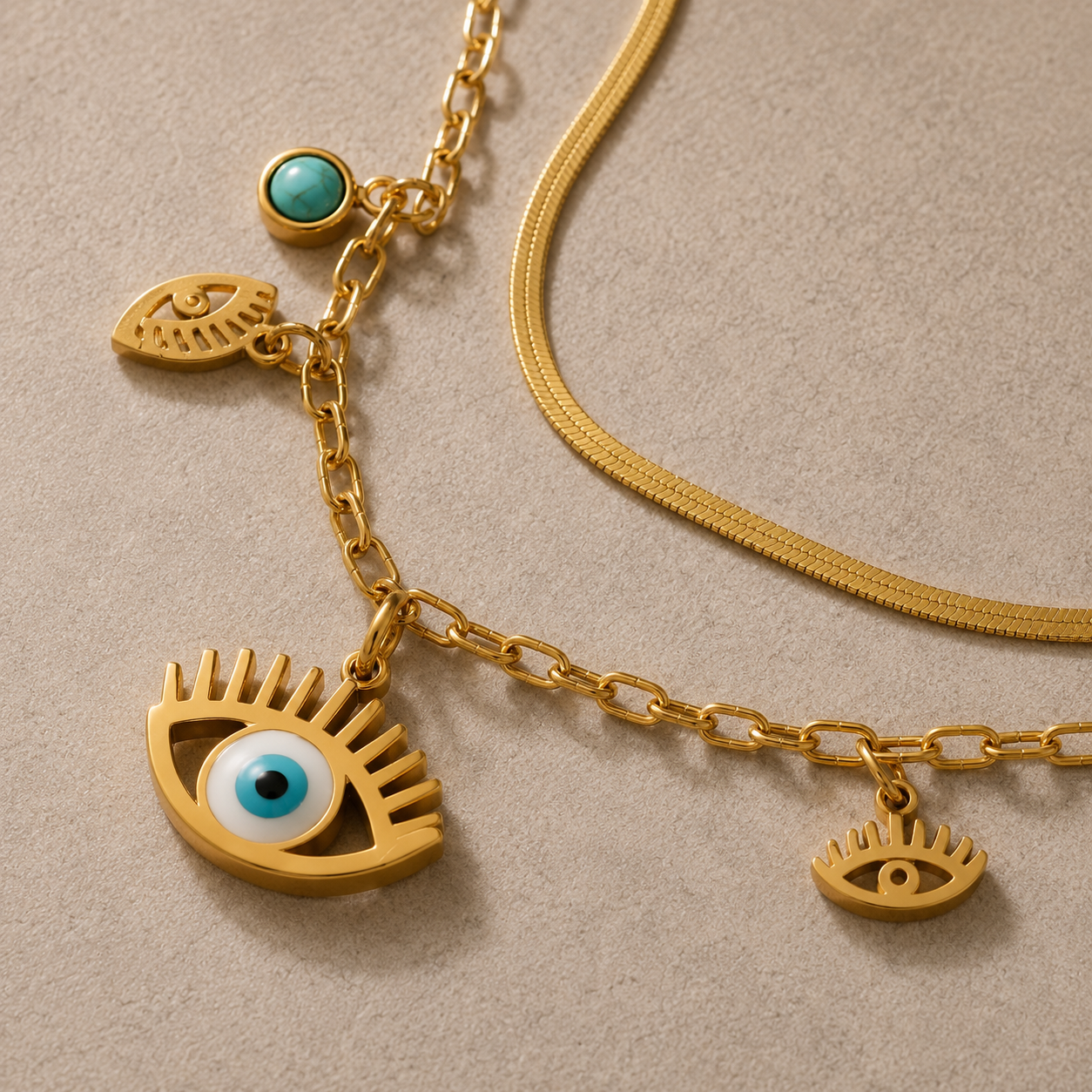 Cadena Oro Layered