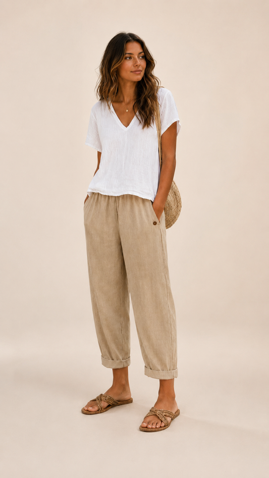 Pantalón Lino Toscana