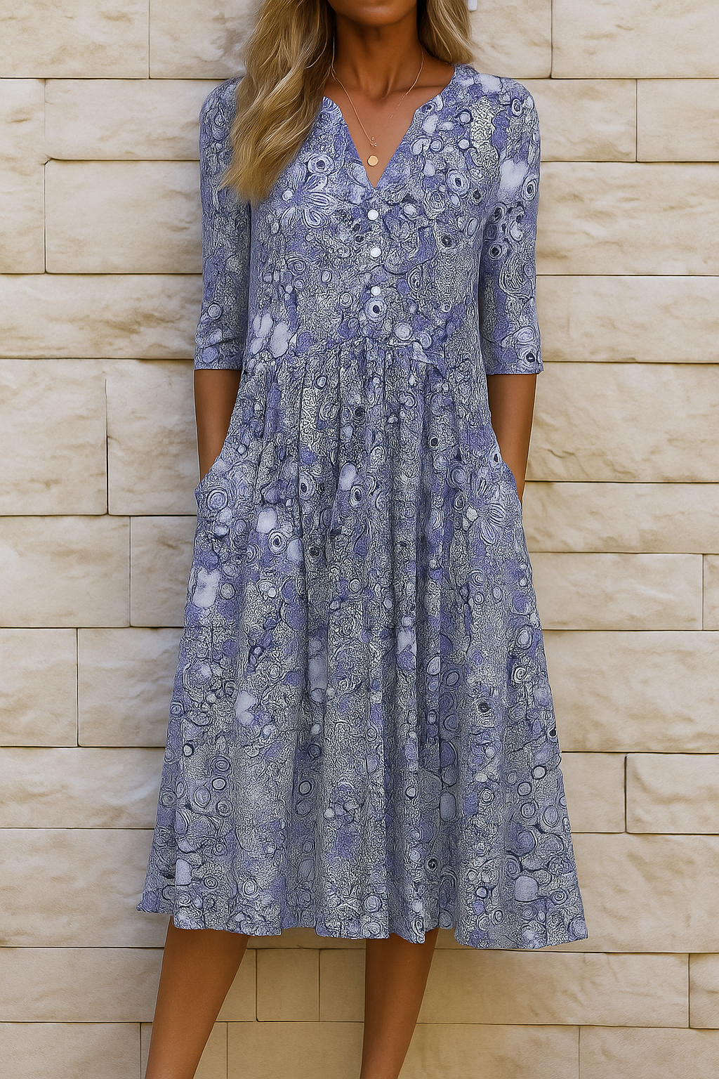 Vestido Élise - Azul