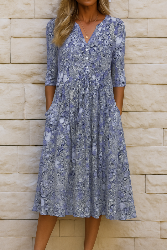 Vestido Élise - Azul