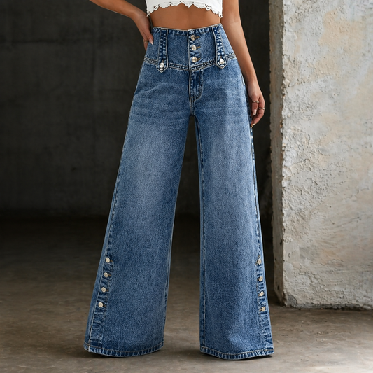 Jeans Tiro Alto