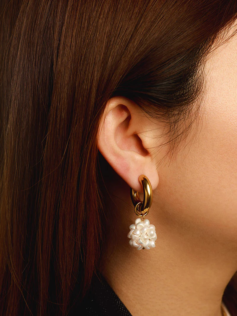 Pendientes Bloom Pearl