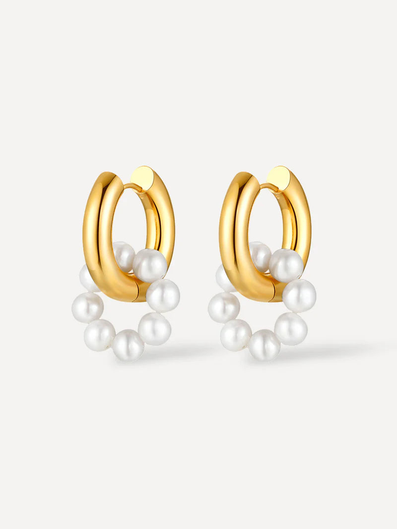 Pendientes Perla Marina