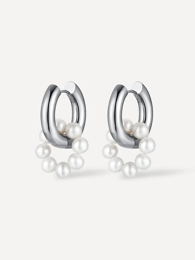 Pendientes Perla Marina
