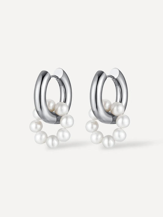 Pendientes Perla Marina