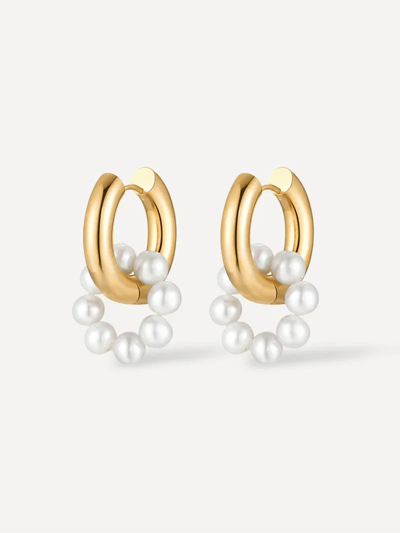 Pendientes Perla Marina