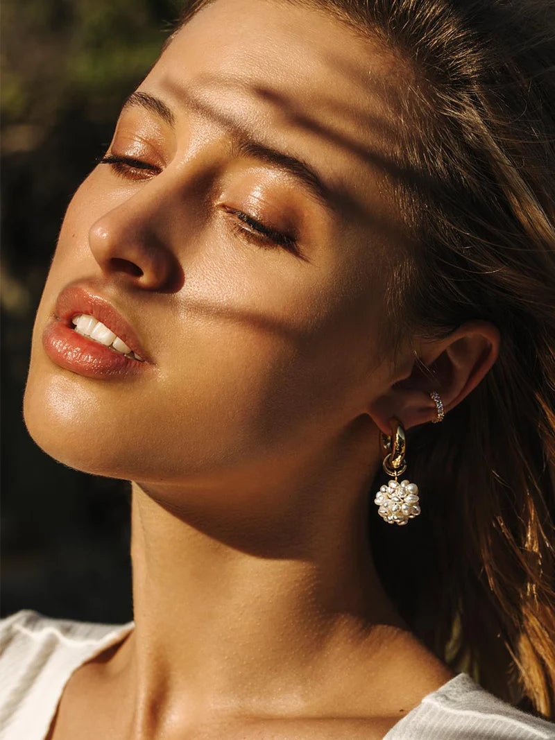 Pendientes Bloom Pearl
