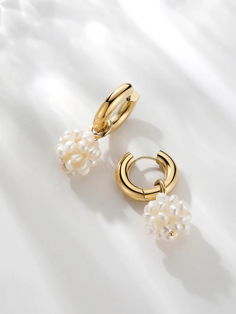 Pendientes Bloom Pearl