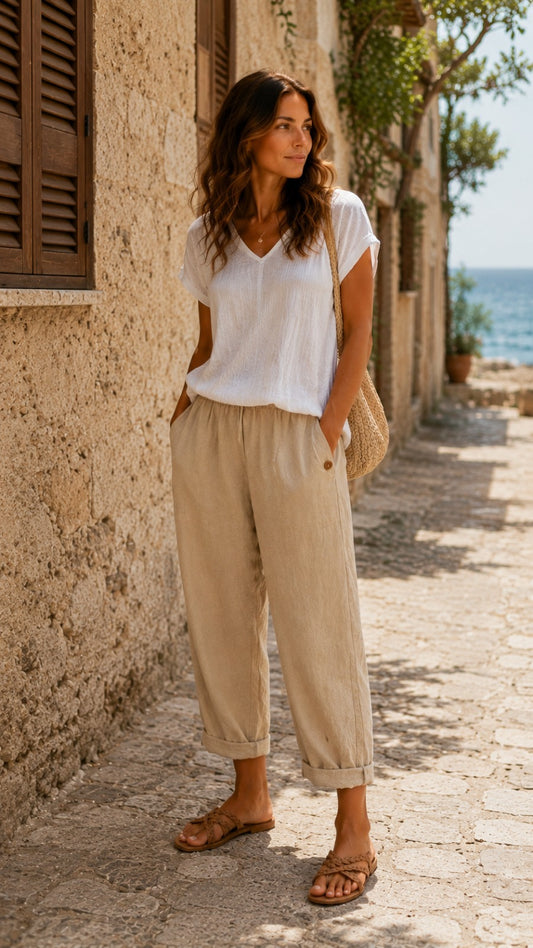 Pantalón Lino Toscana