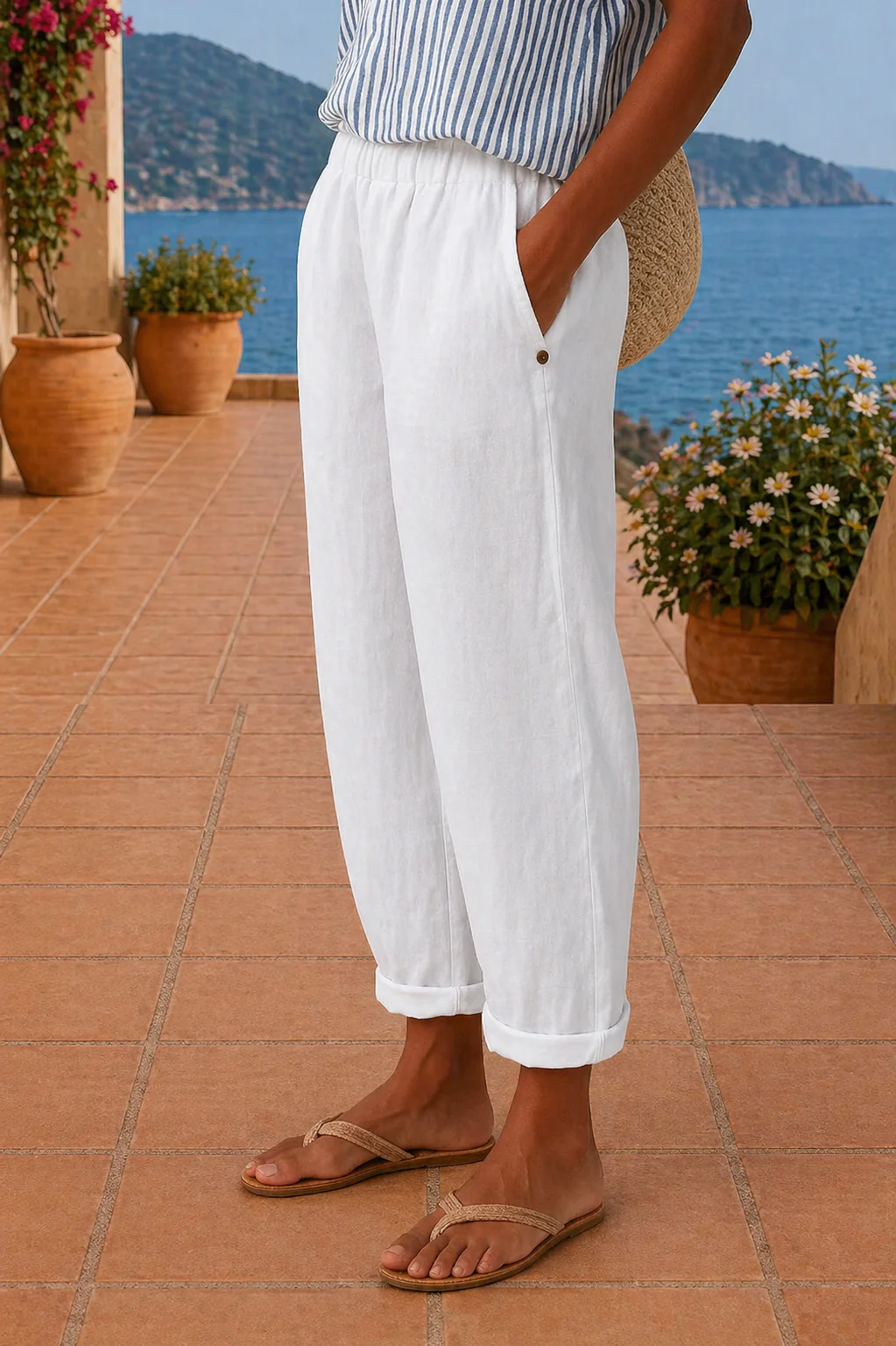 Pantalón Lino Toscana