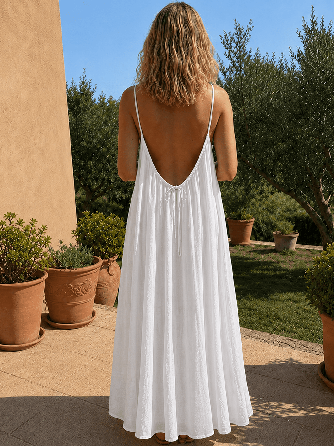 Catalina | Vestido de Espalda Abierta