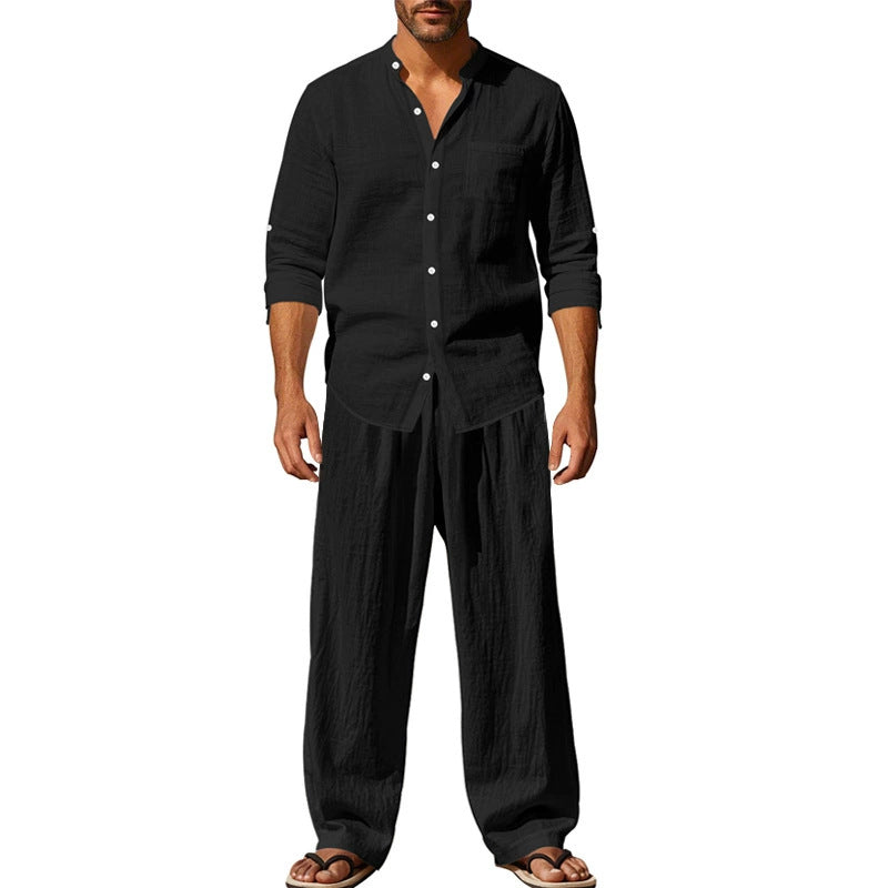 Conjunto Camisa Pantalón - Negro