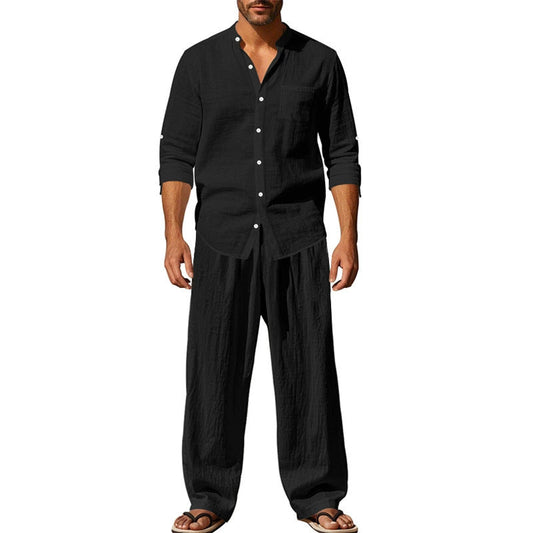 Conjunto Camisa Pantalón - Negro