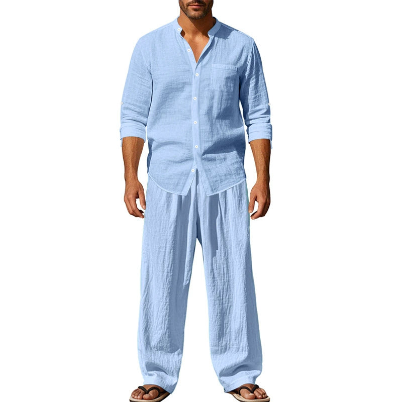 Conjunto Camisa Pantalón - Azul