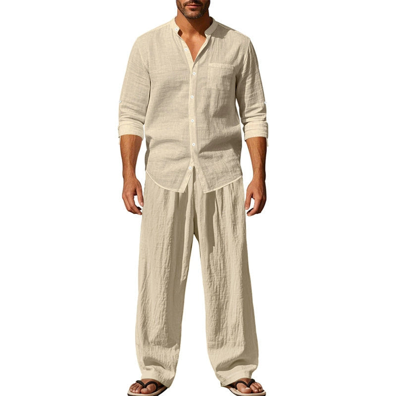 Conjunto Camisa Pantalón - Caqui
