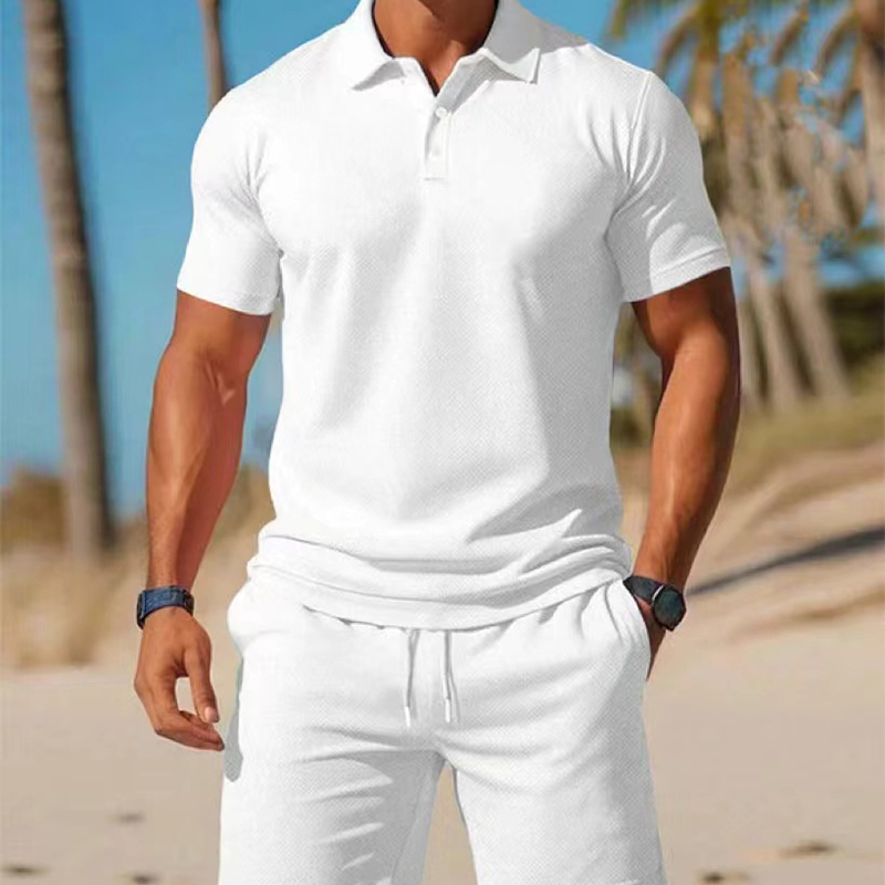Conjunto Polo Short - Blanco