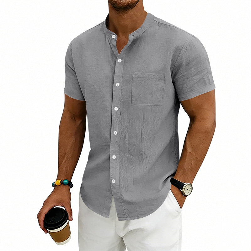 Camisa Manga Corta - Gris