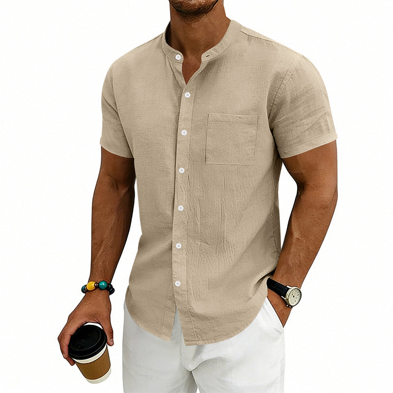 Camisa Manga Corta - Caqui